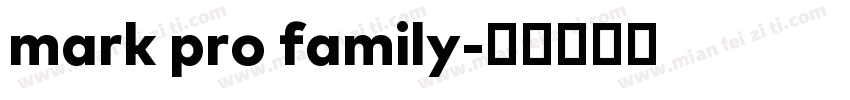 mark pro family字体转换